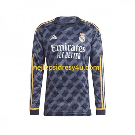 Fotbalový Dres Real Madrid Venkovní 2023/24 Dlouhý Rukáv